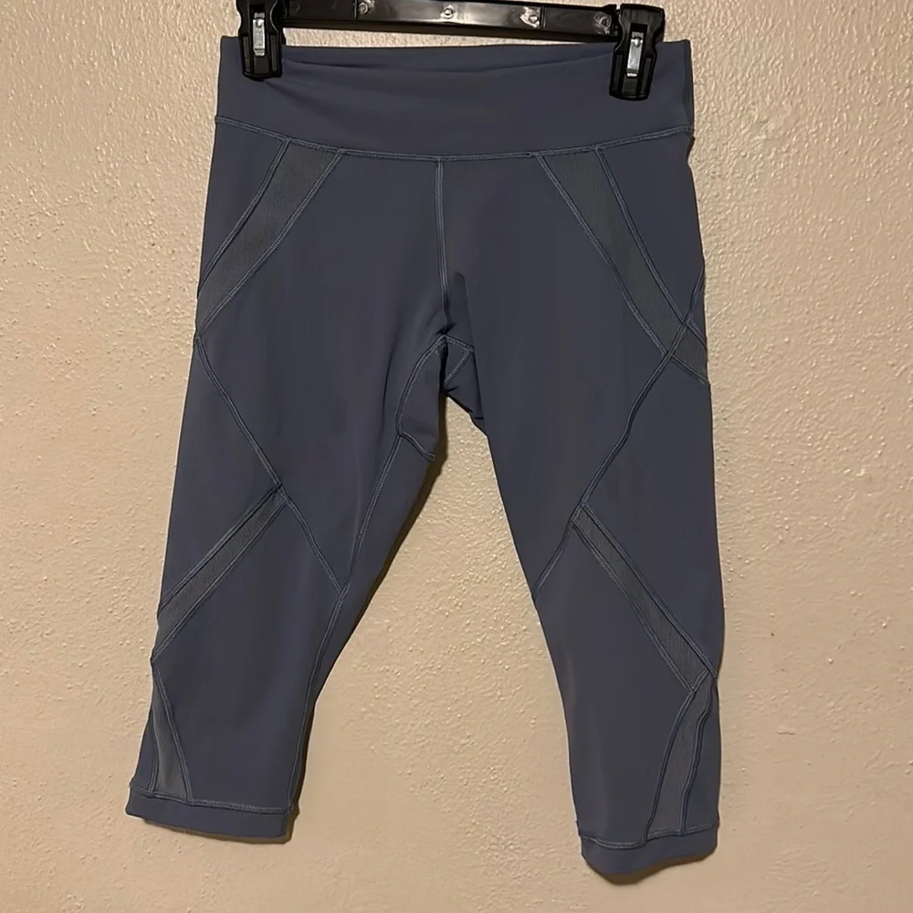Lululemon Cool To Street Crop Blue Denim / Banana Leaf Blush Quartz